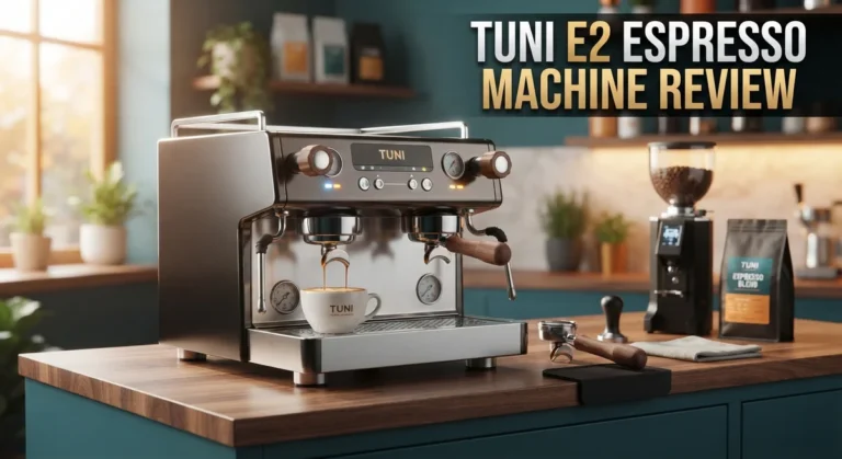 Tuni E2 Espresso Machine Review: Dual-Boiler Performance