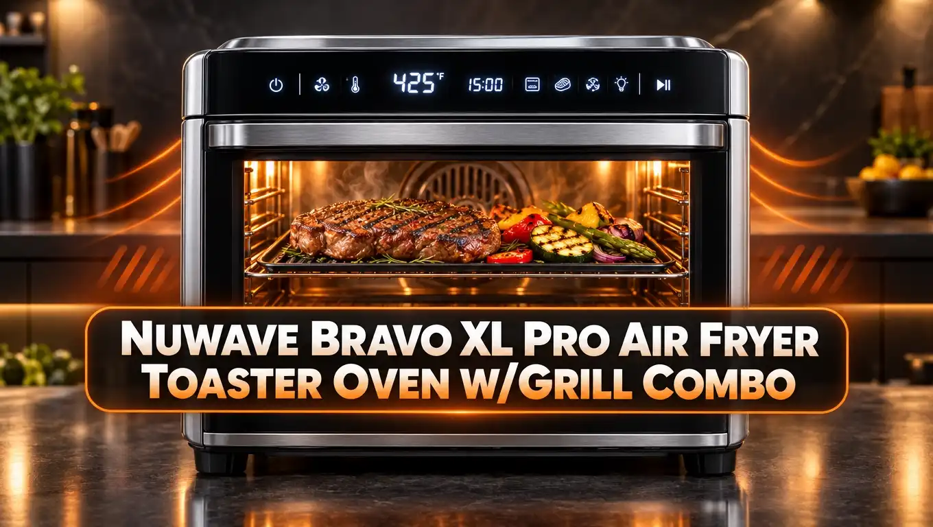 Nuwave Bravo XL Pro Air Fryer Toaster Oven w/Grill Combo Review