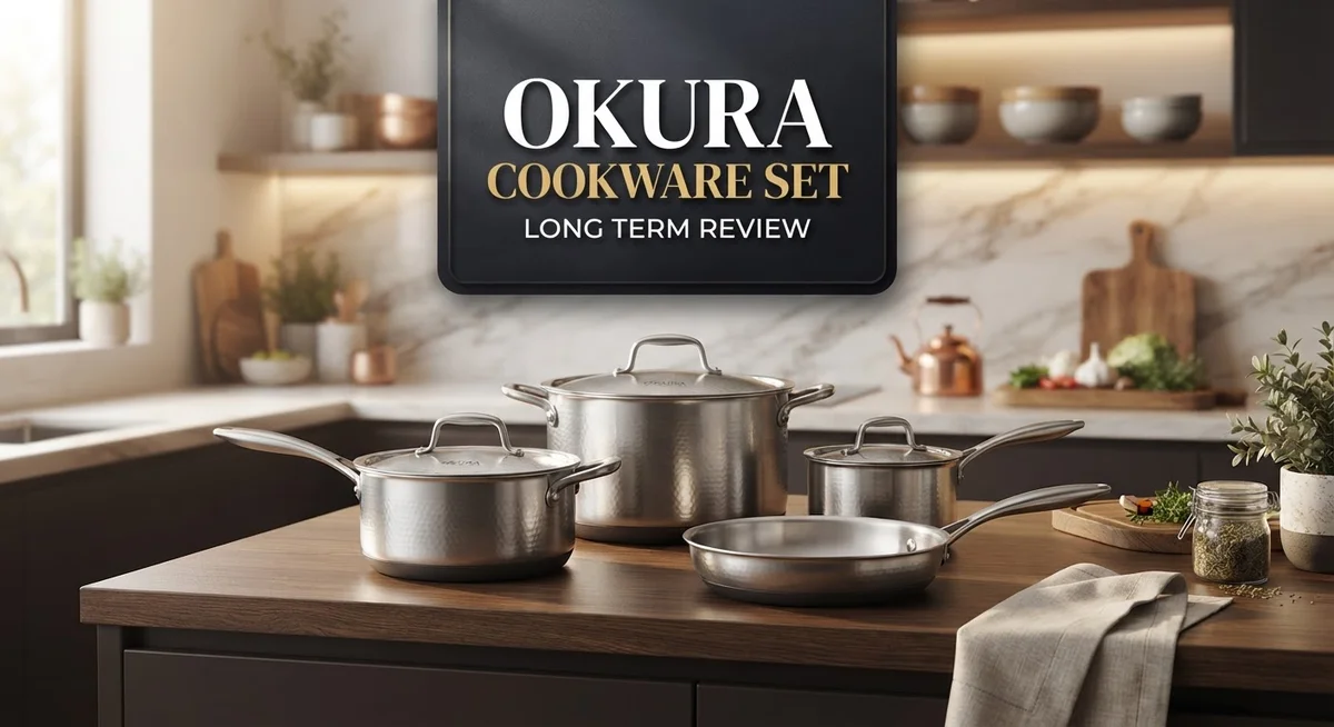 Okura Cookware Set Long Term Review: Titanium Non-Stick Performance and Durability